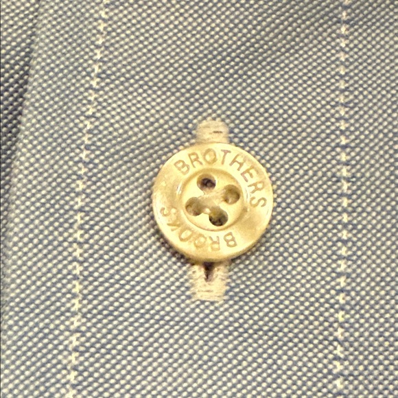 Brooks Brothers Light Blue Casual Button Down Shirt - Picture 4 of 7